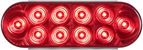 OPTRONICS STL72RB LED TAIL LIGHT 6'GROMMET MOUNT 10D
