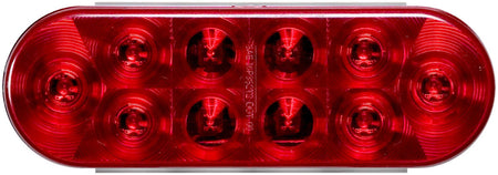 OPTRONICS STL72RB LED TAIL LIGHT 6'GROMMET MOUNT 10D