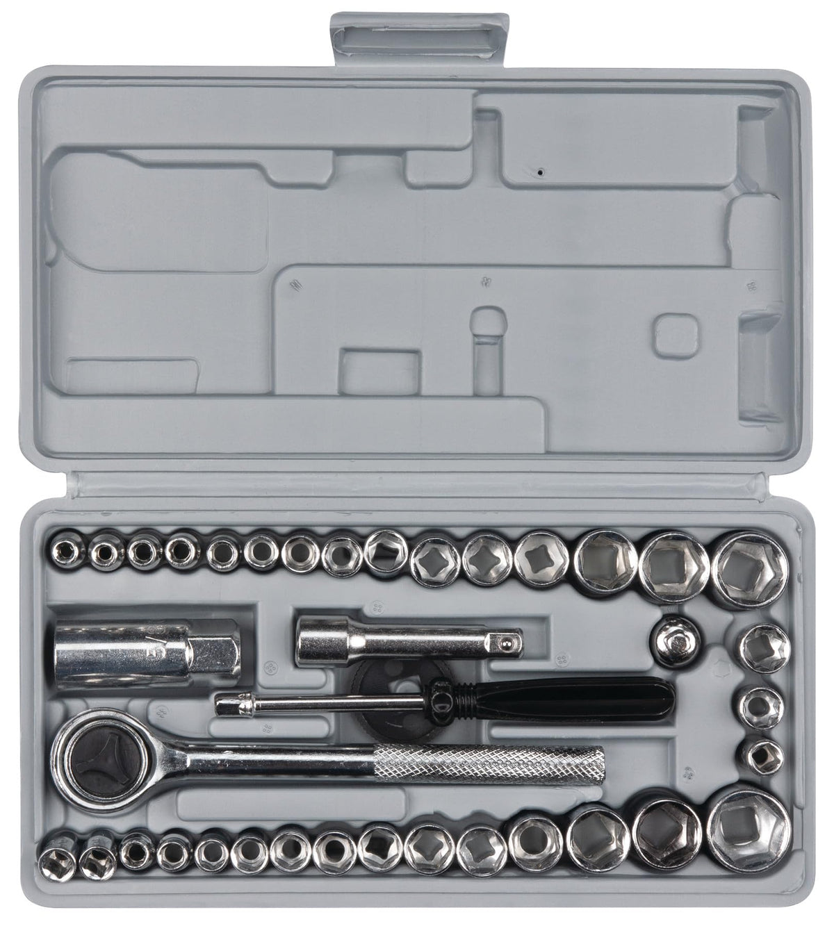 PERFORM TOOL W1173 Performance Tool  40-Piece SAE and Metric Socket Wrench Set Engine & Performance