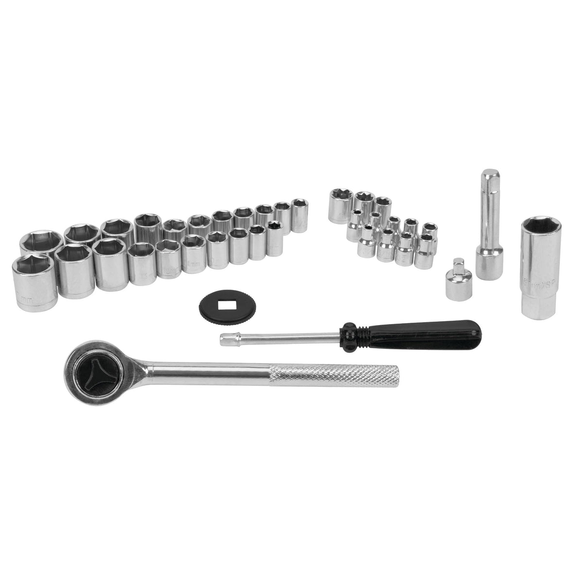 PERFORM TOOL W1173 Performance Tool  40-Piece SAE and Metric Socket Wrench Set Engine & Performance