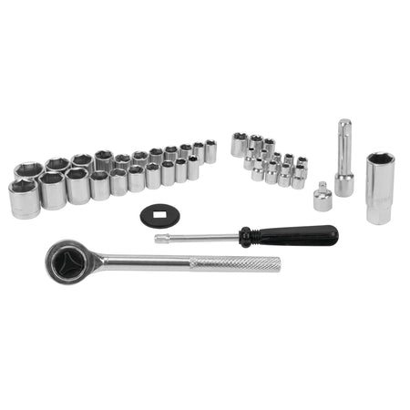 PERFORM TOOL W1173 Performance Tool  40-Piece SAE and Metric Socket Wrench Set Engine & Performance