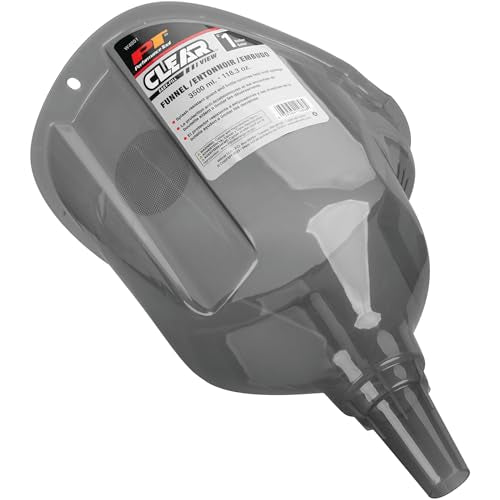 PERFORM TOOL W4051 Performance Tool Clear View Easy-Fill Funnel, 1 Gallon Engine & Performance