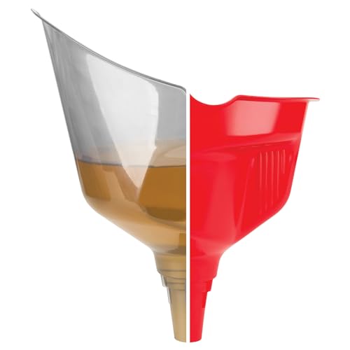 PERFORM TOOL W4051 Performance Tool  Clear View Easy-Fill Funnel, 1 Gallon Engine & Performance