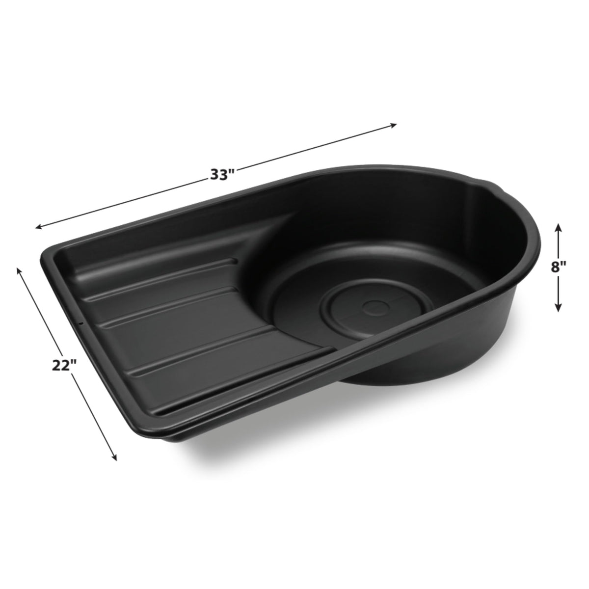 PERFORM TOOL W4072 OVERSIZED DRAIN TUB 7.5 GAL