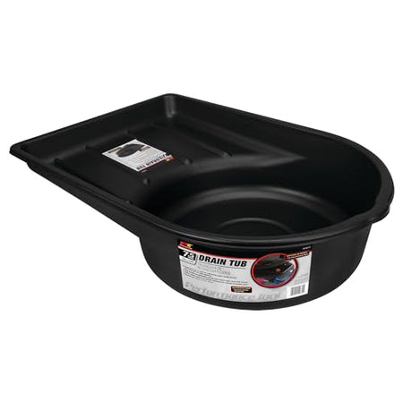 PERFORM TOOL W4072 OVERSIZED DRAIN TUB 7.5 GAL