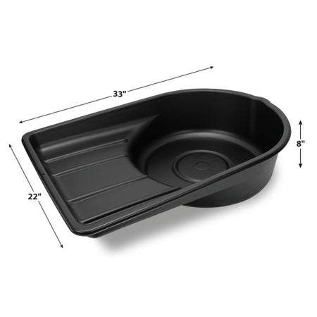 PERFORM TOOL W4072 Performance Tool  7.5 Gallon Polyethylene Oil Drain Tub Engine & Performance