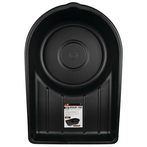 PERFORM TOOL W4072 OVERSIZED DRAIN TUB 7.5 GAL