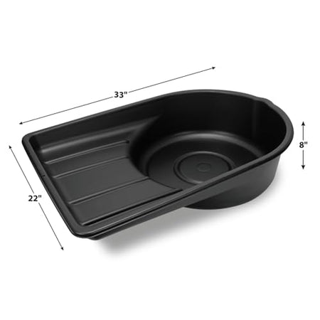 PERFORM TOOL W4072 OVERSIZED DRAIN TUB 7.5 GAL