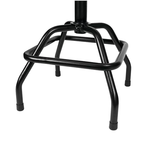 PERFORM TOOL W85011 Performance Tool  Pneumatic Swivel Bar Stool with Back Support, 360...