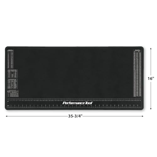 PERFORM TOOL W88977 Performance Tool  16 x 35.75 in. Neoprene Workbench Mat Engine & Performance
