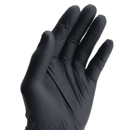PERFORM TOOL W89012 Performance Tool  Large Black Nitrile Gloves, 100 Pack Engine & Performance