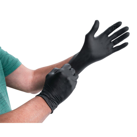 PERFORM TOOL W89013 Performance Tool  Black Nitrile Gloves X-Large, 100 Pack Engine & Performance