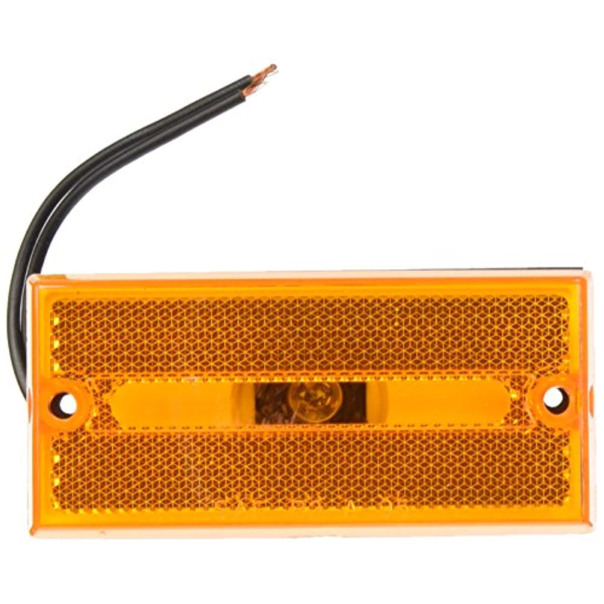 PETERSON MFG V132A Peterson Manufacturing Amber Rectangular Clearance/Side Marker Light RV & Camper