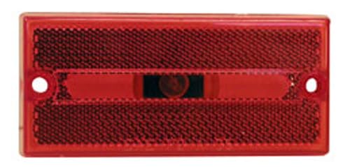 PETERSON MFG V132R Peterson Manufacturing Red Rectangular Clearance/Side Marker Light RV & Camper