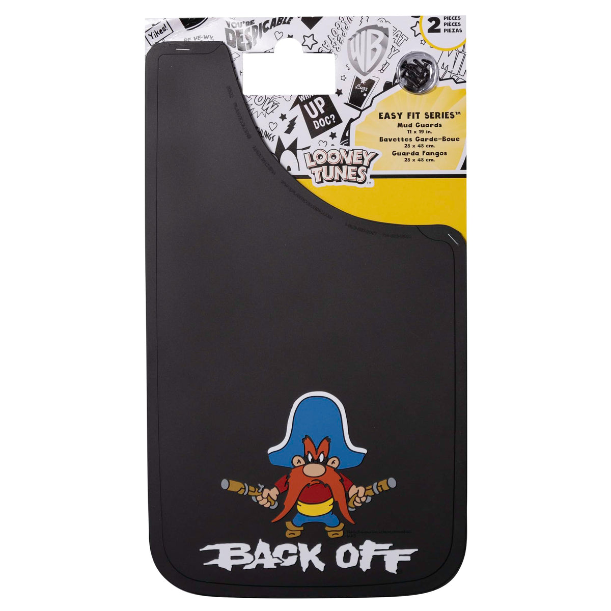 PLASTICOLOR 000502C01 YOSEMITE SAM 11X19 MUD GUARD