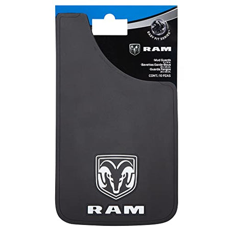 PLASTICOLOR 000509R01 000541R01 RAM Logo Easy Fit Mud Guard 11x19 - Left and Right Set