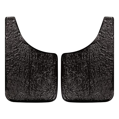 Plasticolor Plasticolor 000541R01 Jeep White Logo 11x19 Easy Fit Mud Guard - Set of 2