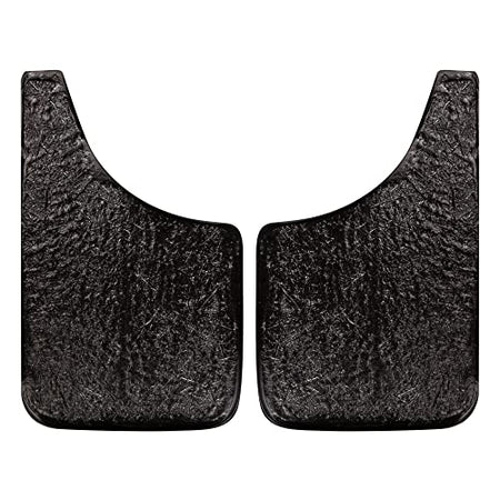 Plasticolor Plasticolor 000541R01 Jeep White Logo 11x19 Easy Fit Mud Guard - Set of 2