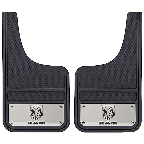Plasticolor Plasticolor Ram Heavy Duty Front 12 X 23 Mud Guards, 12" x 23" Front Mud Guards (001835R01)