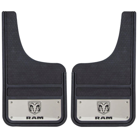 Plasticolor Plasticolor Ram Heavy Duty Front 12 X 23 Mud Guards, 12" x 23" Front Mud Guards (001835R01)