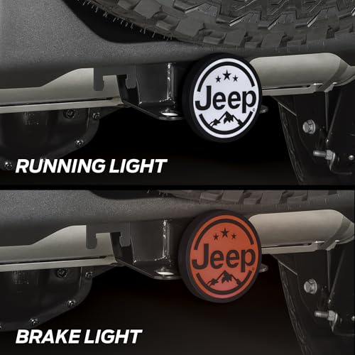 Plasticolor Plasticolor 002315R01 Jeep Lighted Hitch Cover