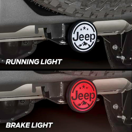 Plasticolor Plasticolor 002315R01 Jeep Lighted Hitch Cover
