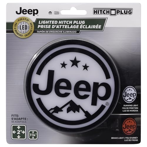 Plasticolor Plasticolor 002315R01 Jeep Lighted Hitch Cover