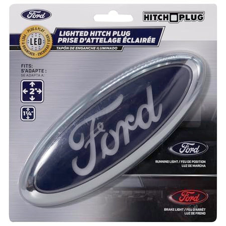 PLASTICOLOR 002317R01 Ford Lighted Hitch Cover Towing & Hitches