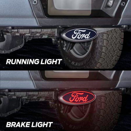 PLASTICOLOR 002317R01 Ford Lighted Hitch Cover Towing & Hitches