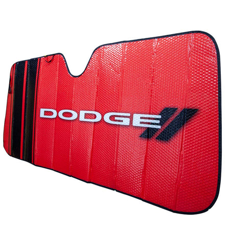 PLASTICOLOR 003705R01 Dodge Red Windshield Sunshade Truck & Exterior