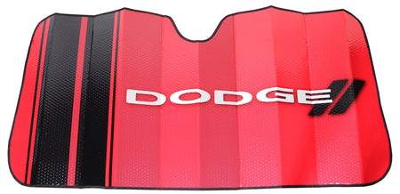 PLASTICOLOR 003705R01 Dodge Red Windshield Sunshade Truck & Exterior