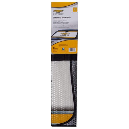 Plasticolor Plasticolor 003737R01 Chevrolet Bowtie Accordion Style Front Windshield Sunshade for Car Truck