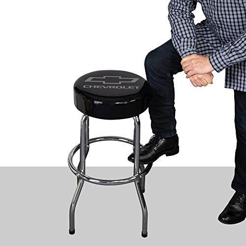 Plasticolor Plasticolor 004790R01 Black/Grey Garage Stool (Chevrolet)