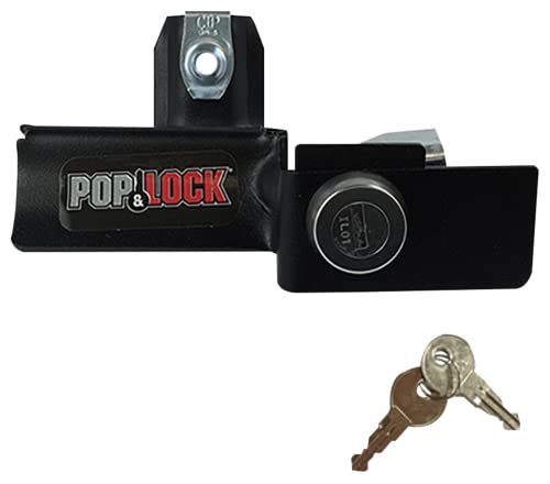 POPNLOCK LLC PL1050 Pop & Lock Black Manual Tailgate Lock for Chevy/GMC Truck & Exterior