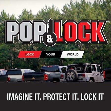 POPNLOCK LLC PL5100 Pop & Lock – Manual Tailgate Lock for Toyota Tacoma, Fits 1995 to 2...