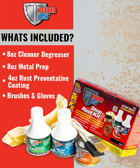 POR 15 40909 STOP RUST KIT