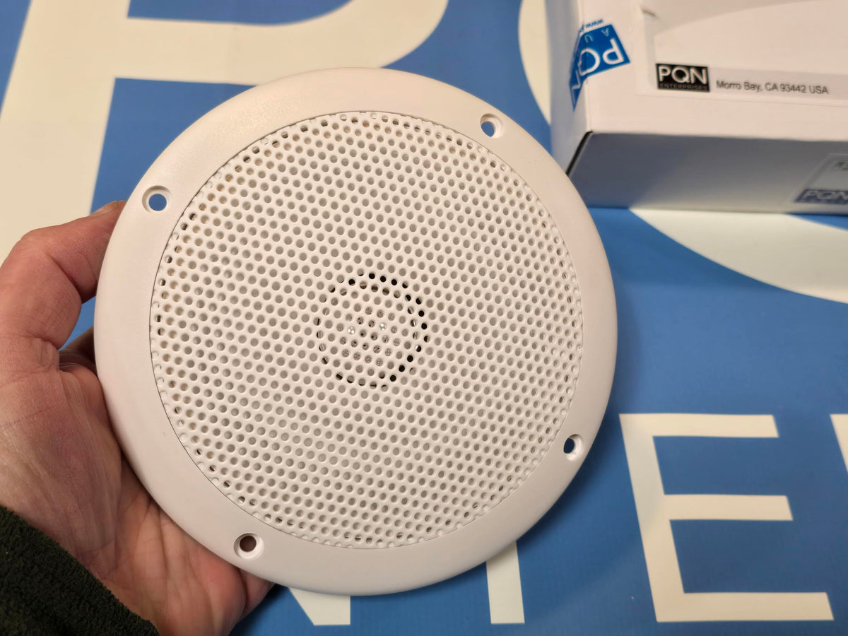 PQN ENTRPRIS ECO504W 1PR 5' SPEAKERS WHITE