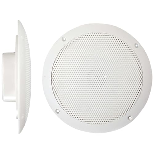 PQN ENTRPRIS ECO50-4W PQN Audio Waterproof Marine Speakers - RV, Camper, Boat, Wall and ...