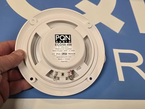 PQN ENTRPRIS ECO504W 1PR 5' SPEAKERS WHITE