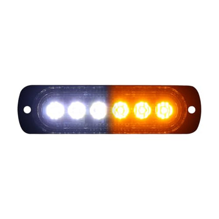 Race Sport Lighting Race Sport RS70016W-A Switching 6-LED Ultra Slim Flush Mount 19-Flash Pattern Marker