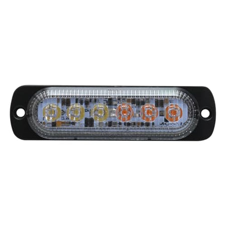 Race Sport Lighting Race Sport RS70016W-A Switching 6-LED Ultra Slim Flush Mount 19-Flash Pattern Marker