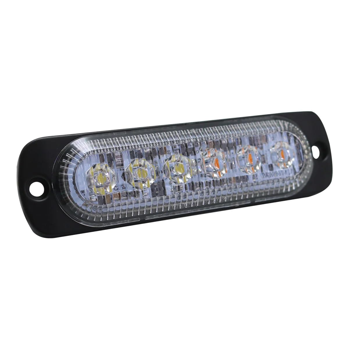 Race Sport Lighting Race Sport RS70016W-A Switching 6-LED Ultra Slim Flush Mount 19-Flash Pattern Marker