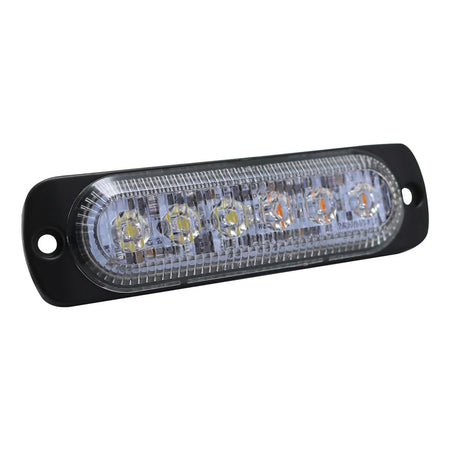 Race Sport Lighting Race Sport RS70016W-A Switching 6-LED Ultra Slim Flush Mount 19-Flash Pattern Marker