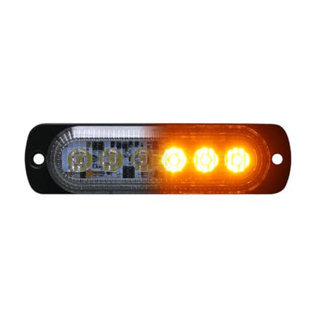 Race Sport Lighting Race Sport RS70016W-A Switching 6-LED Ultra Slim Flush Mount 19-Flash Pattern Marker