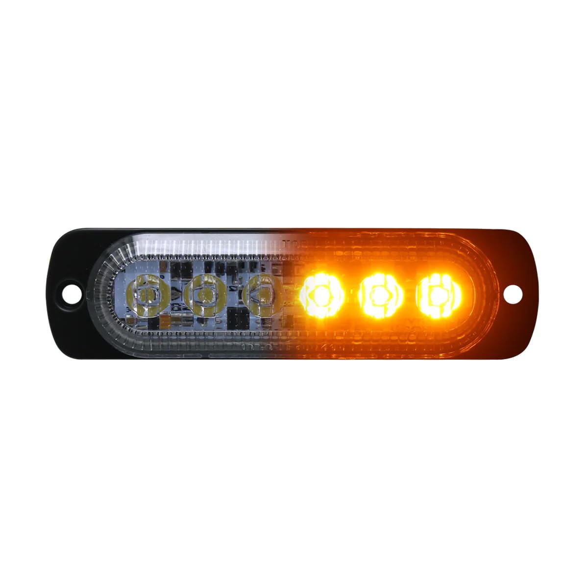 Race Sport Lighting Race Sport RS70016W-A Switching 6-LED Ultra Slim Flush Mount 19-Flash Pattern Marker