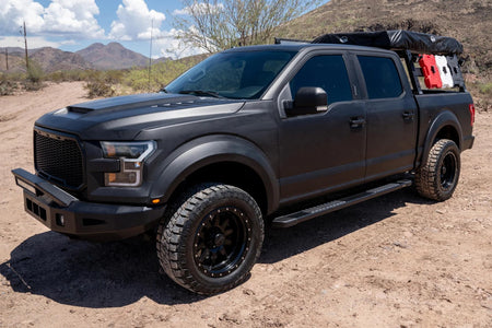 RAPTOR 17030366BT 6' BLACK ALUMINUM RUNNING BOARDS