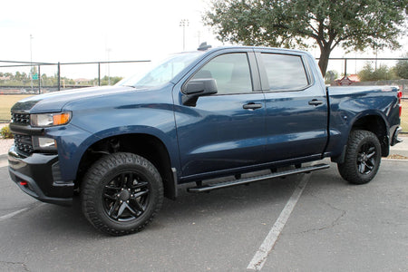 RAPTOR 2201-0052BT Series Running Boards Steps 5in OEM Style Full Tread Black Aluminum...
