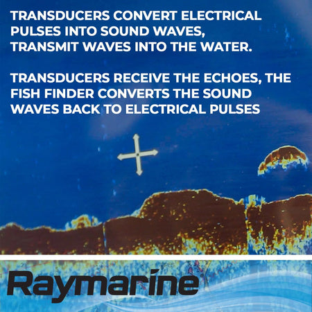 RAYMARINE A80464 Axiom RV-100 RealVision 3D All-in-one Transom Mount Transducer, Black
