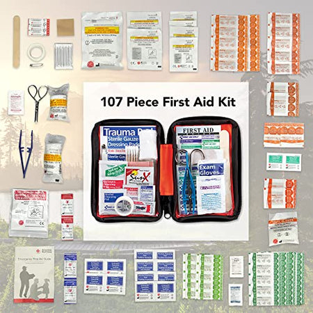 READY AMER 74002 POCKET FIRST AID KIT107PC