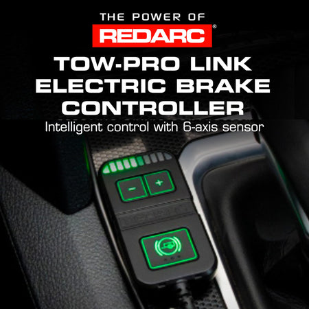 REDARC EBRHX-ADH-NA Tow-Pro Link Electric Trailer Brake Controller, 6-Axis Sensor Sway ...